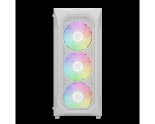 Gamdias Case ATX - AURA GC1 Elite White - Mesh, RGB, Tempered Glass, image _ab__is.image_number.default