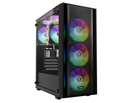 Gamdias Case ATX - AURA GC2 Elite - Mesh, RGB, Tempered Glass, image 
