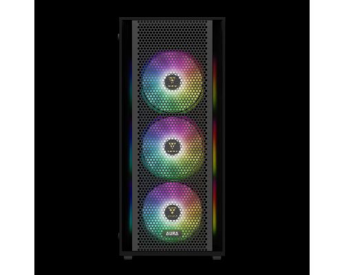 Gamdias Case ATX - AURA GC2 Elite - Mesh, RGB, Tempered Glass, image , 5 image