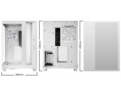be quiet! Case ATX - LIGHT BASE 500 LX White, image _ab__is.image_number.default
