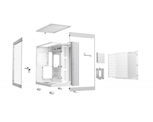 be quiet! Case ATX - LIGHT BASE 600 DX White, image _ab__is.image_number.default