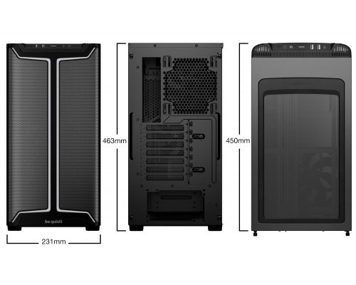 be quiet! Case ATX - Pure Base 501 DX Black, image _ab__is.image_number.default