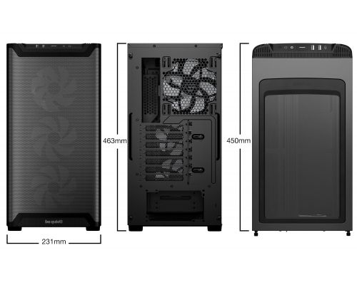 be quiet! Case ATX - Pure Base 501 LX Black, image _ab__is.image_number.default