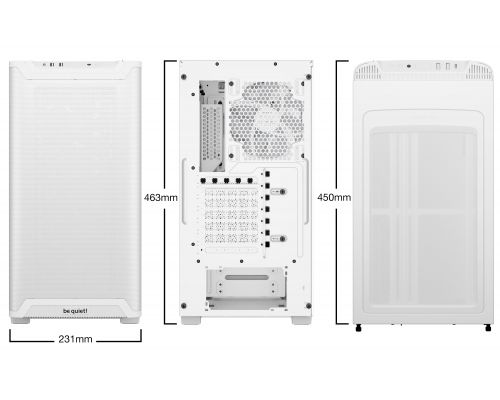 be quiet! Case ATX - Pure Base 501 LX White, image _ab__is.image_number.default
