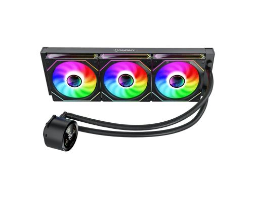 Gamemax Water Cooling IceBurg 360 Digital Black - Addressable RGB, image _ab__is.image_number.default