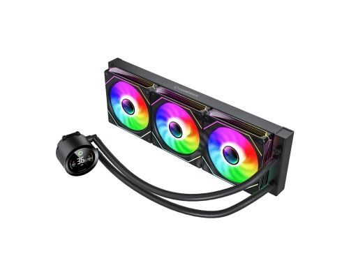 Gamemax Water Cooling IceBurg 360 Digital Black - Addressable RGB, image _ab__is.image_number.default