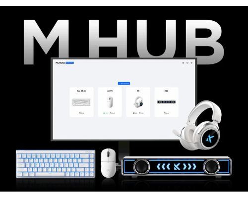 MCHOSE A5 V3 Black - Ultralight 8K Wireless Mouse, Omron Mechanical Switches, image , 3 image